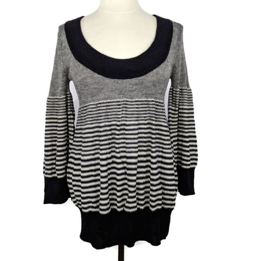 Free People FP Scoop Neck Balloon Sleeve Sweater M